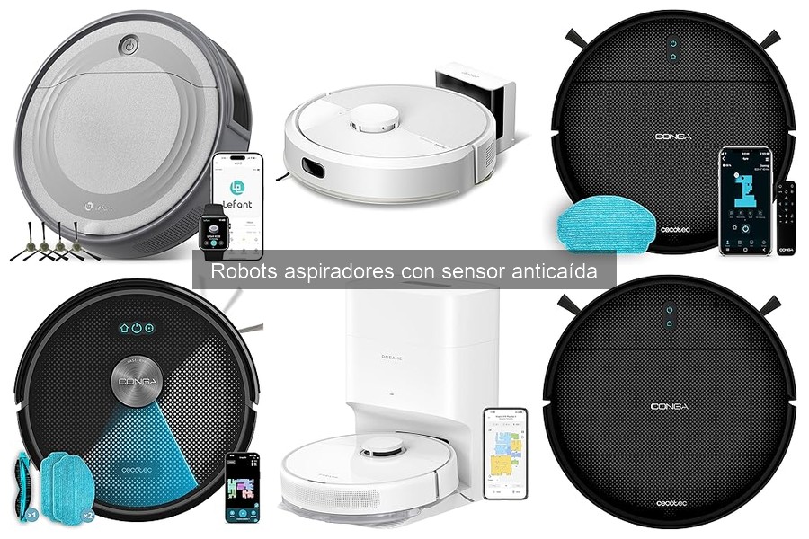 Vida útil promedio de robots aspiradores anticaída